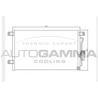 Condenseur, climatisation AUTOGAMMA OEM MR360415