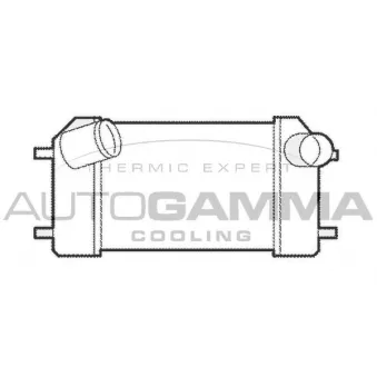 AUTOGAMMA 104486 - Intercooler, échangeur