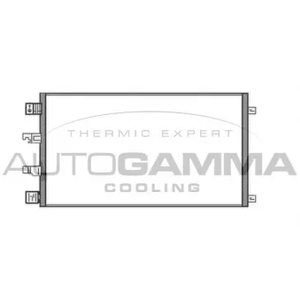 Condenseur, climatisation AUTOGAMMA 104580