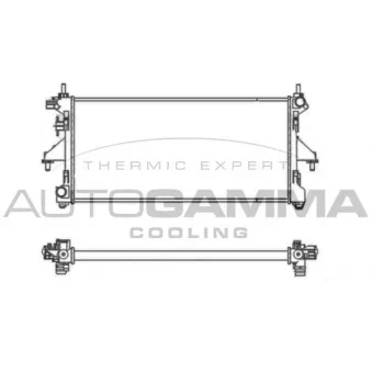 Radiateur, refroidissement du moteur AUTOGAMMA OEM 1330S3