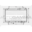 AUTOGAMMA 104595 - Radiateur, refroidissement du moteur