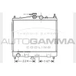AUTOGAMMA 104598 - Radiateur, refroidissement du moteur