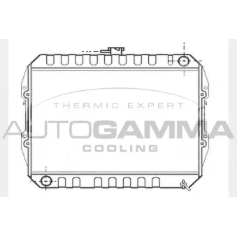 AUTOGAMMA 104610 - Radiateur, refroidissement du moteur
