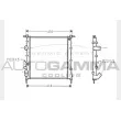 AUTOGAMMA 104615 - Radiateur, refroidissement du moteur