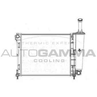 Radiateur, refroidissement du moteur AUTOGAMMA OEM 1559504