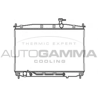 Radiateur, refroidissement du moteur AUTOGAMMA OEM 253102b200