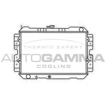 Radiateur, refroidissement du moteur AUTOGAMMA 104681