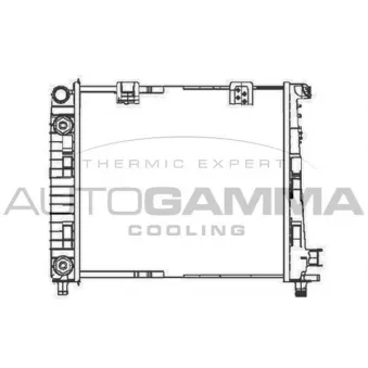 AUTOGAMMA 104683 - Radiateur, refroidissement du moteur