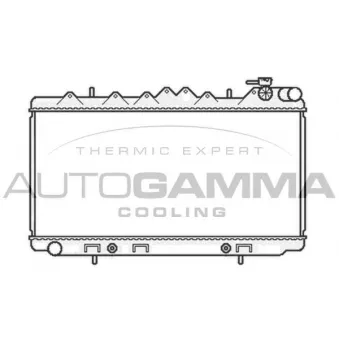 AUTOGAMMA 104693 - Radiateur, refroidissement du moteur