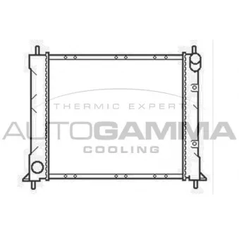 Radiateur, refroidissement du moteur AUTOGAMMA OEM PCC108351