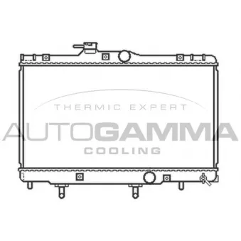 Radiateur, refroidissement du moteur AUTOGAMMA OEM 164000D040