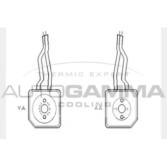 Radiateur d'huile AUTOGAMMA 104754