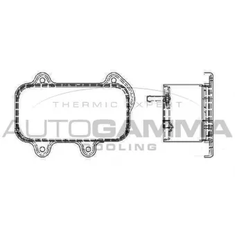 Radiateur d'huile AUTOGAMMA OEM 99610702557