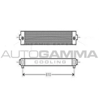 Radiateur d'huile AUTOGAMMA 104795
