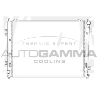 AUTOGAMMA 104841 - Radiateur, refroidissement du moteur