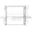 Radiateur, refroidissement du moteur AUTOGAMMA [104865]