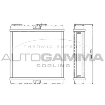 AUTOGAMMA 104889 - Système de chauffage