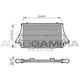 AUTOGAMMA 104894 - Intercooler, échangeur