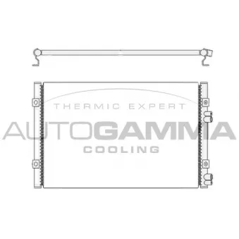 AUTOGAMMA 104896 - Condenseur, climatisation