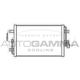 Condenseur, climatisation AUTOGAMMA OEM 46826683