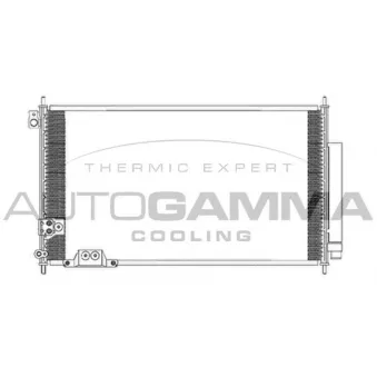 Condenseur, climatisation AUTOGAMMA 104900