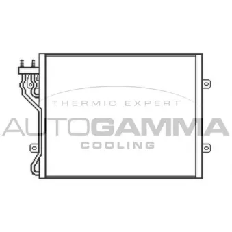 Condenseur, climatisation AUTOGAMMA 104905