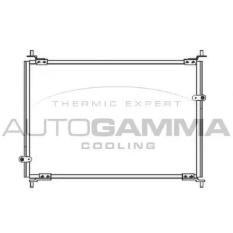 Condenseur, climatisation AUTOGAMMA 104951