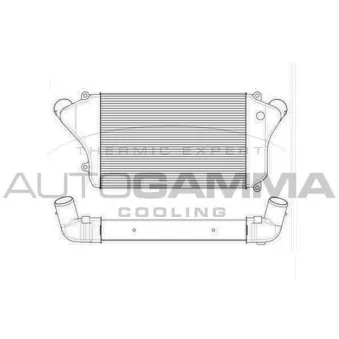 Intercooler, échangeur AUTOGAMMA OEM MR414253