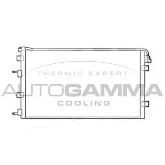 Condenseur, climatisation AUTOGAMMA 104977