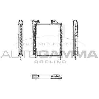 AUTOGAMMA 104994 - Condenseur, climatisation