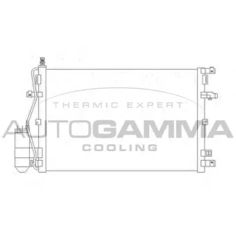 AUTOGAMMA 105039 - Condenseur, climatisation