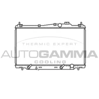 Radiateur, refroidissement du moteur AUTOGAMMA 105045