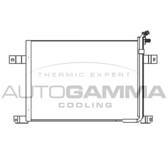 Condenseur, climatisation AUTOGAMMA 105078