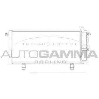 AUTOGAMMA 105083 - Condenseur, climatisation