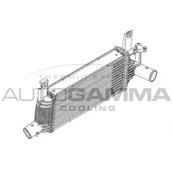Intercooler, échangeur AUTOGAMMA 105098