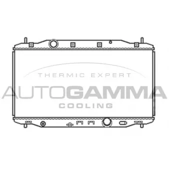 Radiateur, refroidissement du moteur AUTOGAMMA 105099