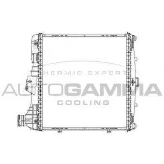 AUTOGAMMA 105102 - Radiateur, refroidissement du moteur