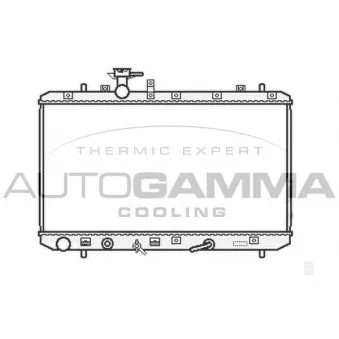 AUTOGAMMA 105112 - Radiateur, refroidissement du moteur