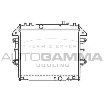 Radiateur, refroidissement du moteur AUTOGAMMA OEM 164000L130