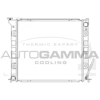 AUTOGAMMA 105118 - Radiateur, refroidissement du moteur