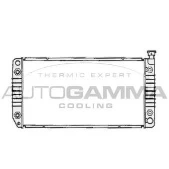 AUTOGAMMA 105119 - Radiateur, refroidissement du moteur