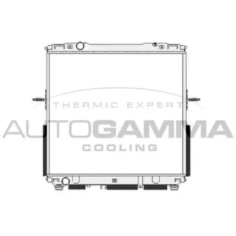 AUTOGAMMA 105129 - Radiateur, refroidissement du moteur