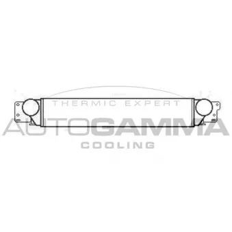 Intercooler, échangeur AUTOGAMMA 105148