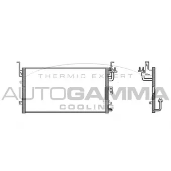 Condenseur, climatisation AUTOGAMMA 105150
