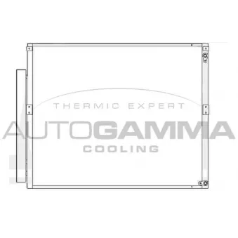 Condenseur, climatisation AUTOGAMMA 105154