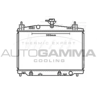 AUTOGAMMA 105165 - Radiateur, refroidissement du moteur