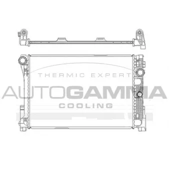 Radiateur, refroidissement du moteur AUTOGAMMA OEM 2045000303