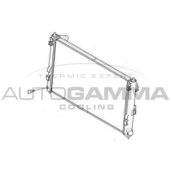 Radiateur, refroidissement du moteur AUTOGAMMA OEM 1330t2