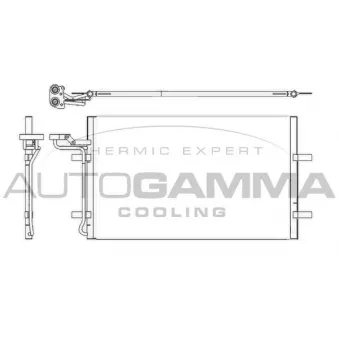 Condenseur, climatisation AUTOGAMMA OEM 30647932