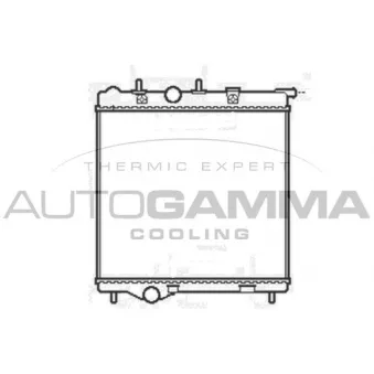 Radiateur, refroidissement du moteur AUTOGAMMA OEM 1330S4